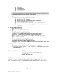 DOH Form 331-191 Gwi Water Quality Monitoring Interview Documentation Form - Washington, Page 5