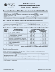 DOH Form 331-155 Public Water System Cross-connection Control Activities Annual Summary Report - Washington