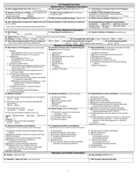 DOH Form 422-020 Washington State Birth Filing Form - Washington, Page 3