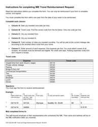 Form F207-202-000 Independent Medical Exam (Ime) Travel and Wage Reimbursement Request - Washington, Page 4