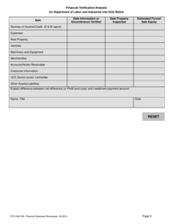 Form F215-040-000 Financial Statement Businesses - Washington, Page 5