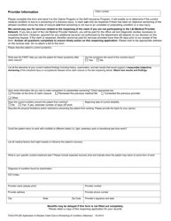 Form F242-079-200 Application to Reopen Claim Due to Worsening of Condition - Washington (English/Albanian), Page 2