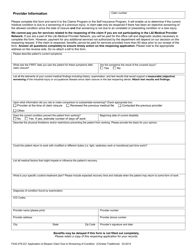 Form F242-079-221 Application to Reopen Claim Due to Worsening of Condition - Washington (English/Chinese), Page 2