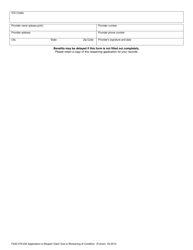 Form F242-079-232 Application to Reopen Claim Due to Worsening of Condition - Washington (English/French), Page 3