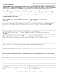 Form F242-079-233 Application to Reopen Claim Due to Worsening of Condition - Washington (English/Farsi), Page 2