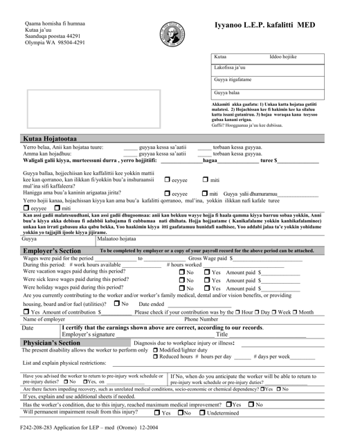 Form F242-208-283  Printable Pdf