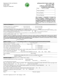 Document preview: Form F242-208-307 Application for Loss of Earning Power (Lep) - Compensation Medical - Washington (English/Tagalog)