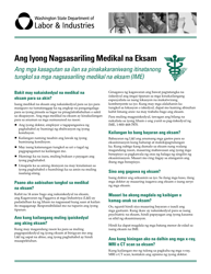 Form F245-224-307 Independent Medical Exam (Ime) Travel and Wage Reimbursement Request - Washington (Tagalog)