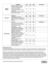 Form F245-421-000 Checklist for Ime Facilities - Washington, Page 2