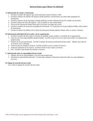 Formulario F248-361-000 Solicitud De Cuenta Para Proveedores Fuera Del Pais - Washington (Spanish), Page 2