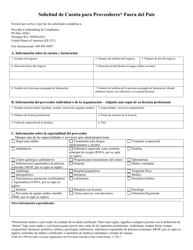 Formulario F248-361-000 Solicitud De Cuenta Para Proveedores Fuera Del Pais - Washington (Spanish), Page 3