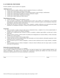 Formulario F248-361-000 Solicitud De Cuenta Para Proveedores Fuera Del Pais - Washington (Spanish), Page 4