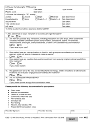 Form F252-112-000 Direct-Acting Antiviral for Hepatitis C Prior Authorization Form - Washington, Page 2