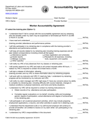 Form F280-016-000 Accountability Agreement - Washington, Page 2