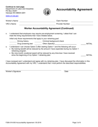 Form F280-016-000 Accountability Agreement - Washington, Page 3