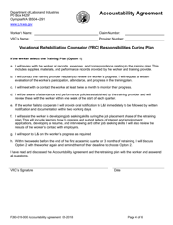 Form F280-016-000 Accountability Agreement - Washington, Page 4