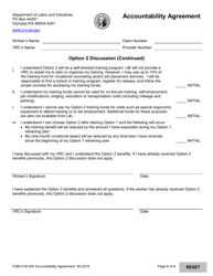 Form F280-016-000 Accountability Agreement - Washington, Page 6