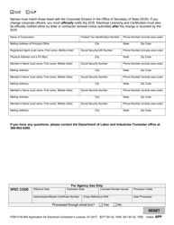 Form F500-018-000 Application for Electrical Contractor&#039;s License - Washington, Page 6