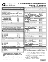 Form F500-093-000 Contractor Electrical Work Permit Application - Washington, Page 4