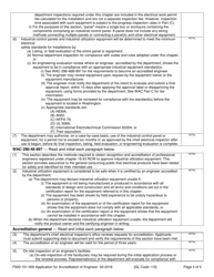 Form F500-101-000 Application for Accreditation of Engineer to Approve Industrial Utilization Equipment - Washington, Page 3