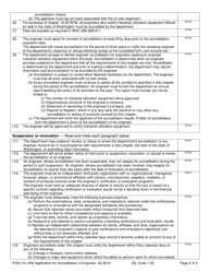 Form F500-101-000 Application for Accreditation of Engineer to Approve Industrial Utilization Equipment - Washington, Page 4