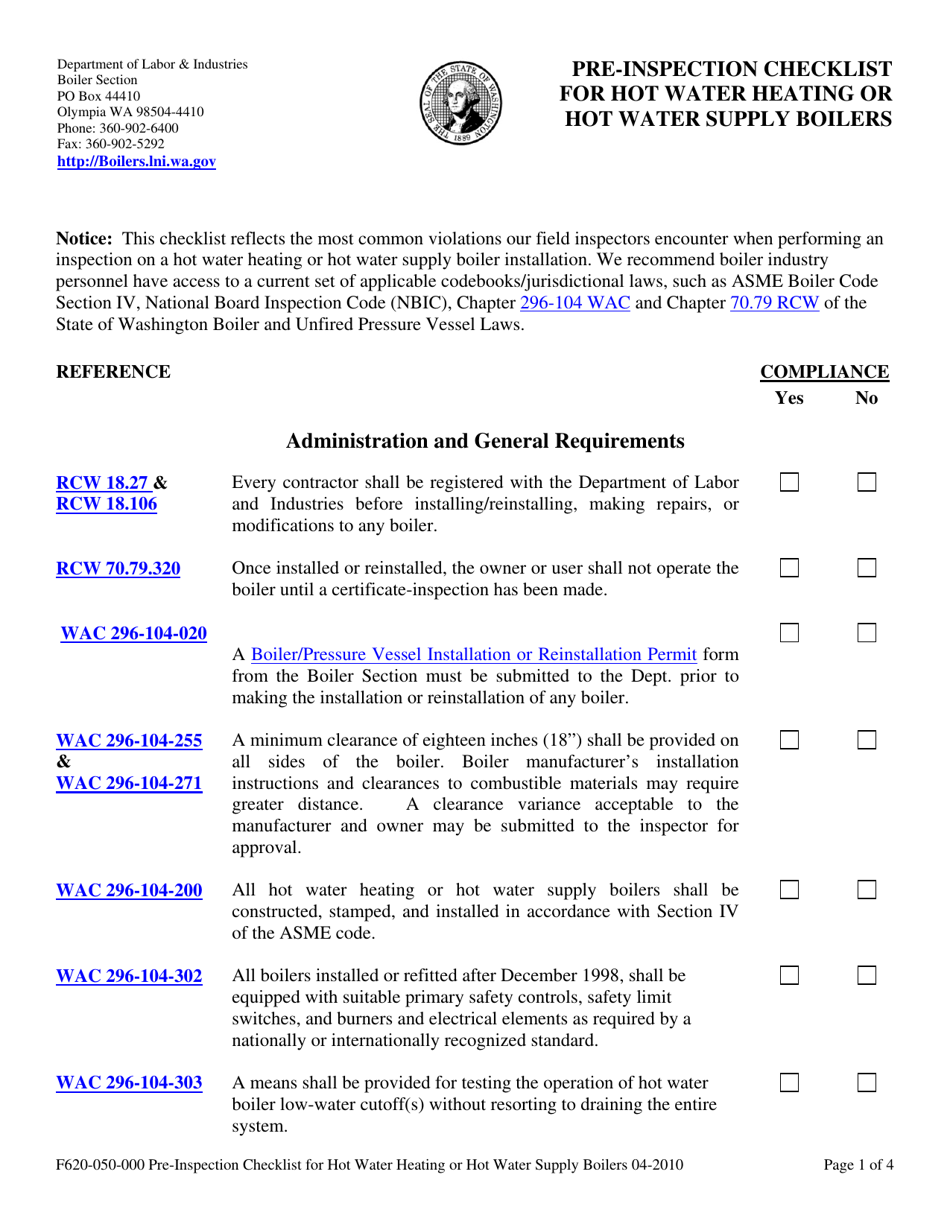 Form F620-050-000 - Fill Out, Sign Online and Download Printable PDF ...