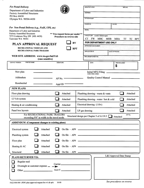 Form F622-006-000  Printable Pdf