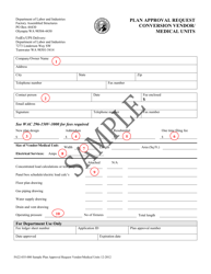 Form F622-035-000 Plan Approval Request Conversion Vendor/ Medical Units - Washington, Page 2