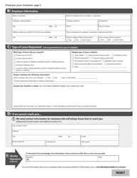 Form F700-144-000 Protected Leave Complaint - Washington, Page 2