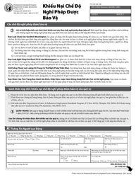 Document preview: Form F700-144-319 Protected Leave Complaint - Washington (Vietnamese)