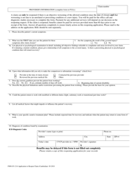 Form F800-031-214 Application to Reopen to Crime Victims Claim Due to Worsening of Condition - Washington (English/Cambodian), Page 2