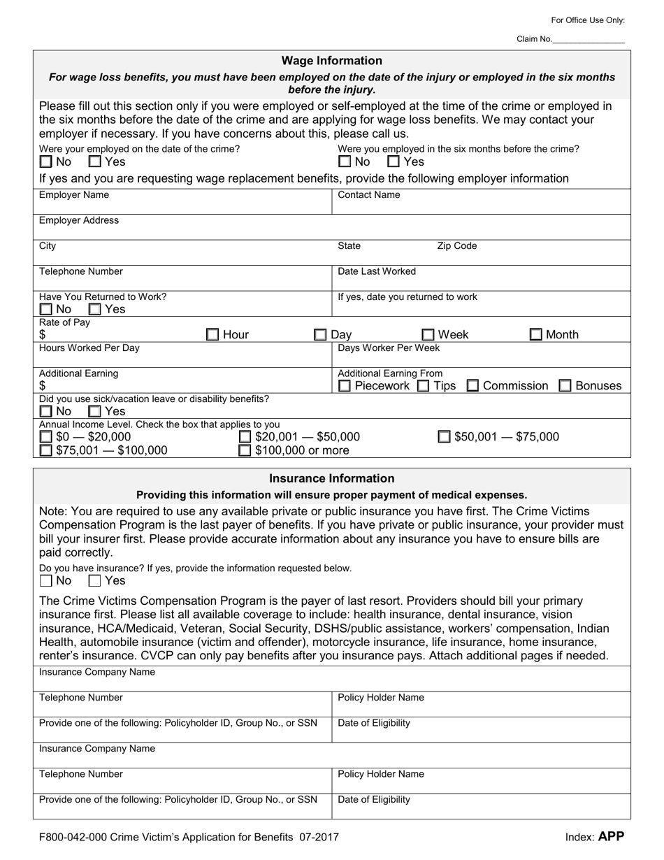 Form F800 042 000 Fill Out Sign Online And Download Fillable Pdf Washington Templateroller 5220
