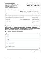 Document preview: Form F800-083-000 (IV) Cvcp Treatment Report - Washington