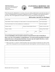 Document preview: Form F800-081-000 (II) Cvcp Initial Response and Assessment - Washington
