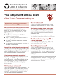 Form F800-115-000 Independent Medical Exam (Ime) - Travel &amp; Wage Reimbursement Request - Washington