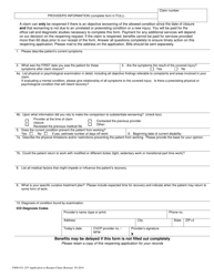 Form F800-031-255 Application to Reopen to Crime Victims Claim Due to Worsening of Condition - Washington (English/Korean), Page 2