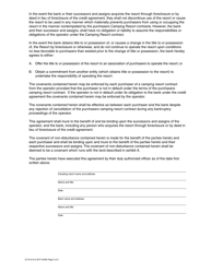 Form CC-612-014 Camping Resort Non-disturbance Agreement - Washington, Page 2
