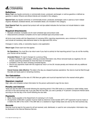 Form FT-441-866 Distributor Tax Return - Washington, Page 3