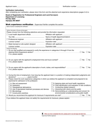 Form ENLS-651-027 On-Site Wastewater Treatment Systems Designer Registration Application - Washington, Page 5