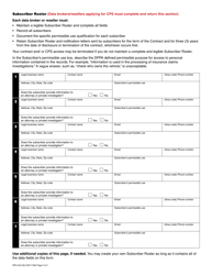 Form RPD-224-002 Vehicle/Vessel on-Line Access Contract Application - Cps - Washington, Page 3