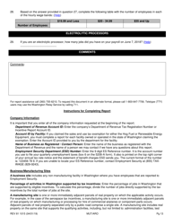 Form REV81 1015 Annual Tax Performance Report for Preferential Tax Rates/Credits/Exemptions/Deferrals Worksheet - Washington, Page 13
