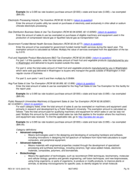 Form REV81 1015 Annual Tax Performance Report for Preferential Tax Rates/Credits/Exemptions/Deferrals Worksheet - Washington, Page 16