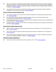 Form REV81 1015 Annual Tax Performance Report for Preferential Tax Rates/Credits/Exemptions/Deferrals Worksheet - Washington, Page 22