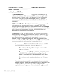 Form REV40 2431B Direct Selling/Multi-Level Organizations Tax Collection Agreement - Washington, Page 2