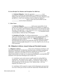Form REV40 2431B Direct Selling/Multi-Level Organizations Tax Collection Agreement - Washington, Page 4