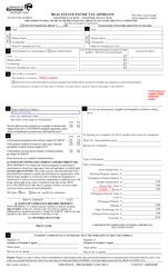 Form REV84 0001A Real Estate Excise Tax Affidavit - Multiple Copies - Washington, Page 2