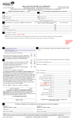 Form REV84 0001A Real Estate Excise Tax Affidavit - Multiple Copies - Washington, Page 3