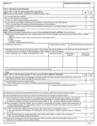 Form REV85 0050 Estate and Transfer Tax Return - Washington, Page 2