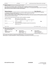 Form STD FACHTR Plan 3 Direct Deposit (ACH) - Washington, Page 2