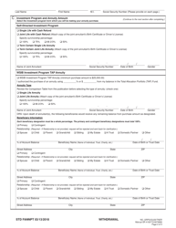Form STD FANNPT Plan 3 Tap Annuity Payment Form - Washington, Page 5